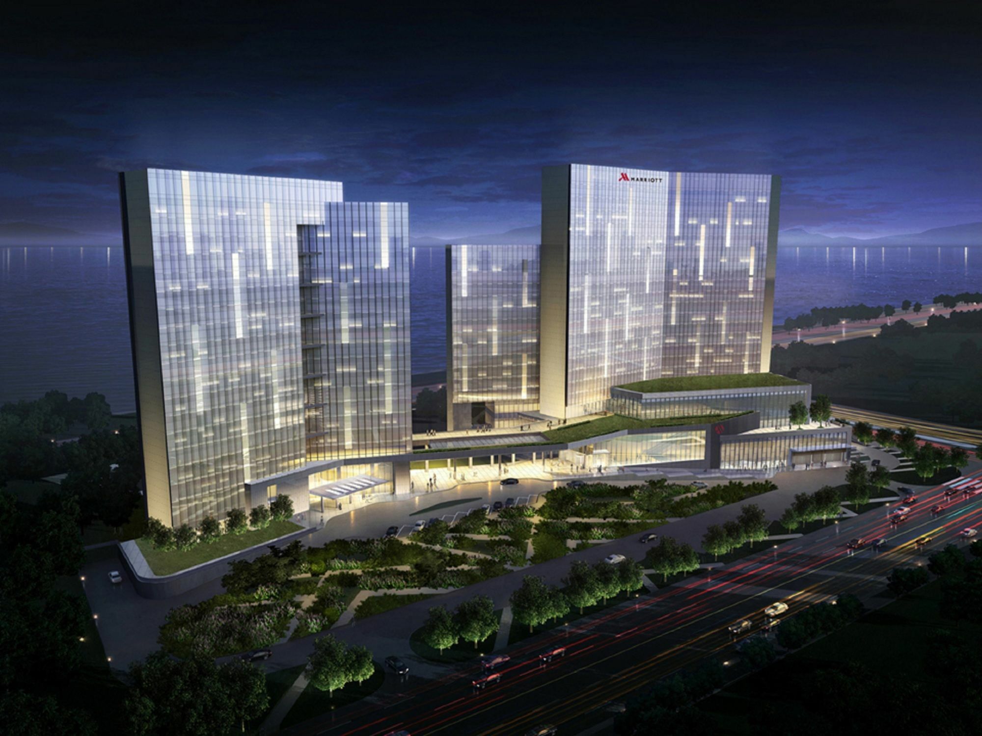 Hangzhou Marriott Hotel Qianjiang Exteriér fotografie